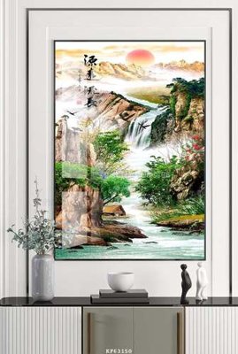 Tải file File tranh hiện đại pha lê gương KF63150 (PSD) cho in tranh kính