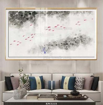 Tải file File tranh hiện đại pha lê gương KF63215 (gốc) chủ đề phong thủy