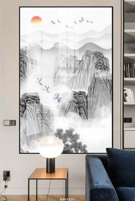 File ảnh File tranh hiện đại pha lê gương KF63231 (gốc) in decal dán tường