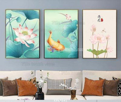 File gốc File tranh hiện đại pha lê gương KF63241 (ảnh rõ nét) để in