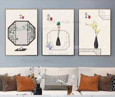 File gốc File tranh hiện đại pha lê gương KF63246 (trang trí) phòng trẻ em