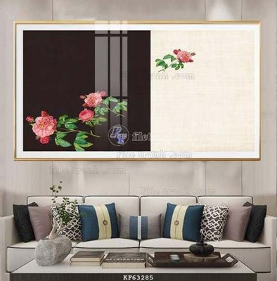 File tranh File tranh hiện đại pha lê gương KF63285 (gốc) chủ đề thành phố