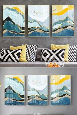 Mua file gốc File tranh hiện đại pha lê gương KF63307 (chất lượng) tại Filetranh.com