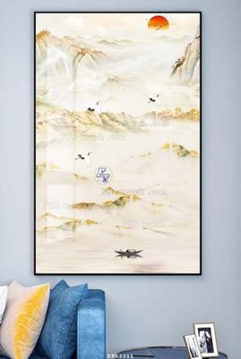 Tải file File tranh hiện đại pha lê gương KF63311 (PSD) cho in tranh kính