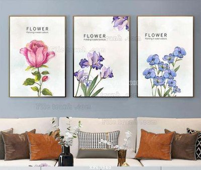 Tải file File tranh hiện đại pha lê gương KF63340 (gốc) in tranh tráng gương