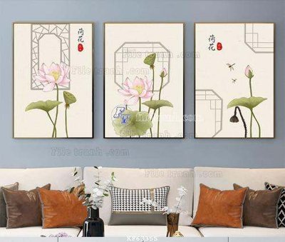 Tải file File tranh hiện đại pha lê gương KF63355 (PSD) cho in tranh kính