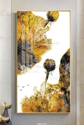 File tranh File tranh hiện đại pha lê gương KF63380 (bản gốc) in lụa 3D