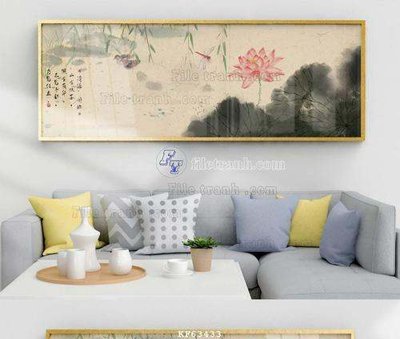 File tranh PSD File tranh hiện đại pha lê gương KF63433 chất lượng cao