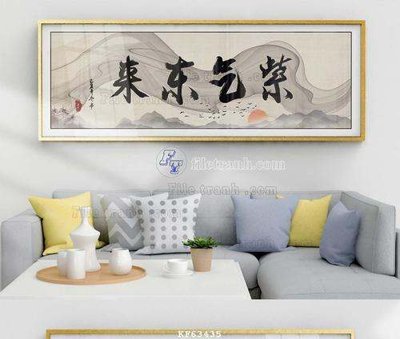 File gốc File tranh hiện đại pha lê gương KF63435 (in lụa) hoa văn cổ điển