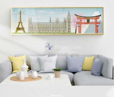 File tranh ảnh gốc File tranh hiện đại pha lê gương KF63461 dùng cho in khổ lớn