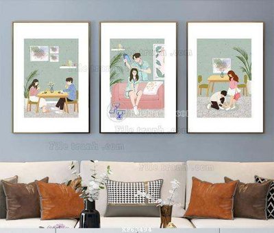 File gốc in ấn File tranh hiện đại pha lê gương KF63494 chất lượng vượt trội