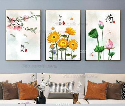 File in ấn File tranh hiện đại pha lê gương KF63551 (bản gốc) từ file gốc