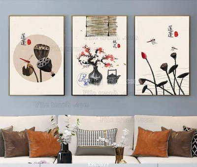 Tải file gốc File tranh hiện đại pha lê gương KF63577 (in khổ lớn) không vỡ