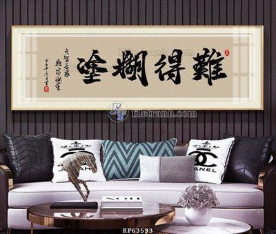 Download file File tranh hiện đại pha lê gương KF63593 (gốc) in mica bàn thờ