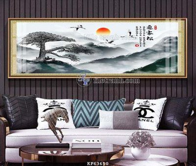 Download file ảnh gốc File tranh hiện đại pha lê gương KF63650 để in ấn