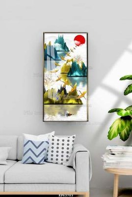 Download file File tranh hiện đại pha lê gương KF63703 (chất lượng in ấn)