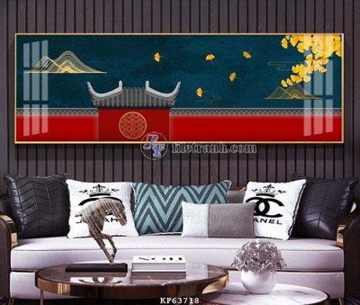 File gốc File tranh hiện đại pha lê gương KF63718 (PNG) nền trong suốt