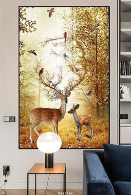 File tranh File tranh hiện đại pha lê gương KF63749 (ảnh gốc) độc quyền