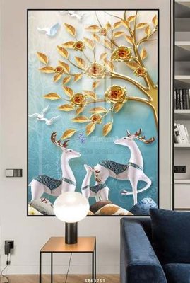 Tệp tin gốc File tranh hiện đại pha lê gương KF63761 (chất lượng cao) File tranh hiện đại pha lê gương KF63761