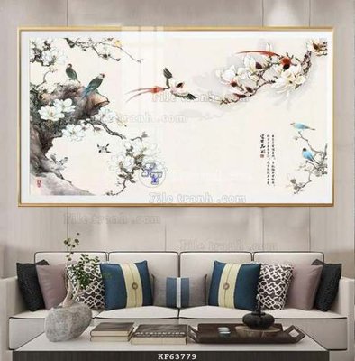 File in ấn File tranh hiện đại pha lê gương KF63779 (bản gốc) chất lượng cao