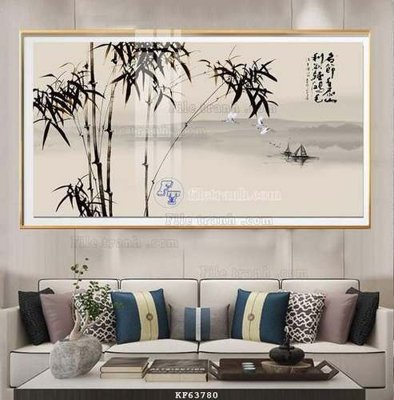 File PSD File tranh hiện đại pha lê gương KF63780 (bản gốc) đã tách nền