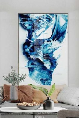 File in ấn File tranh hiện đại pha lê gương KF63804 chuyên nghiệp