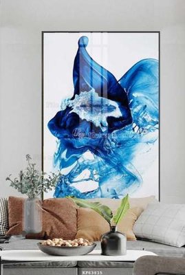 File in trần File tranh hiện đại pha lê gương KF63815 (file gốc) chủ đề vũ trụ