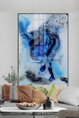 File ảnh File tranh hiện đại pha lê gương KF63818 (gốc) in PP, decal