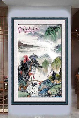 Tải về hình ảnh gốc File tranh hiện đại pha lê gương KF63910 sắc nét