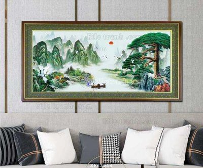 Hình ảnh file gốc File tranh hiện đại pha lê gương KF63914 (chất lượng cao)