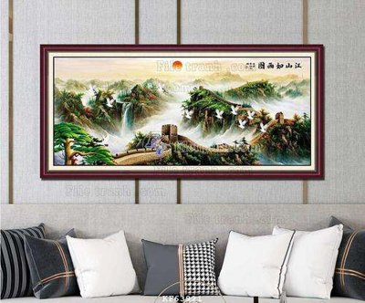 File gốc File tranh hiện đại pha lê gương KF63921 (phong cách) cổ điển