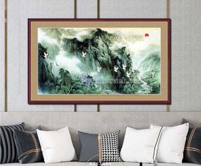 File gốc File tranh hiện đại pha lê gương KF63933 (PNG) trong suốt (transparent)