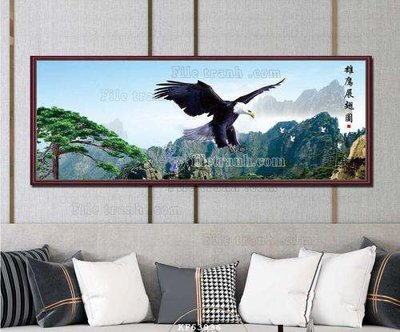 Tải file gốc File tranh hiện đại pha lê gương KF63936 (để in lụa)