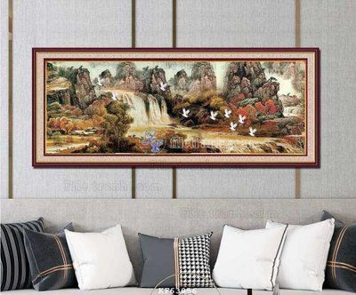 File gốc File tranh hiện đại pha lê gương KF63956 (phong cách) châu Âu