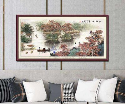 File gốc File tranh hiện đại pha lê gương KF63967 (trang trí) phòng làm việc