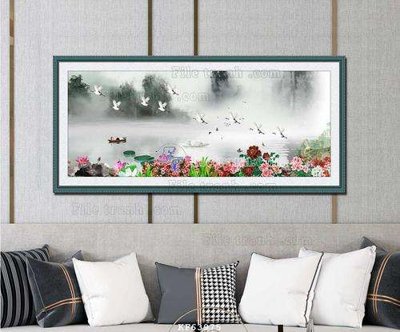 Tải file gốc File tranh hiện đại pha lê gương KF63975 (bản PSD) chỉnh sửa được