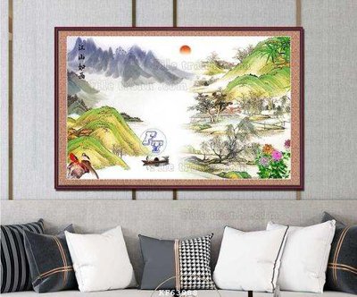 File gốc File tranh hiện đại pha lê gương KF63988 (PNG) chất lượng cao