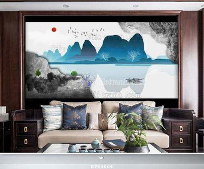 Download file gốc File tranh hiện đại pha lê gương KF64004 (in mica) trang trí