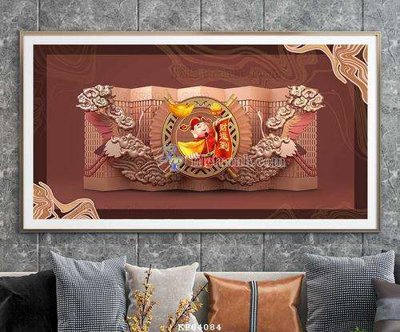 File tranh File tranh hiện đại pha lê gương KF64084 (ảnh gốc) chi tiết rõ ràng