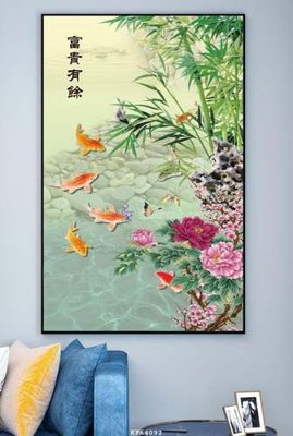 File ảnh File tranh hiện đại pha lê gương KF64092 (gốc) cho trang trí nhà hàng