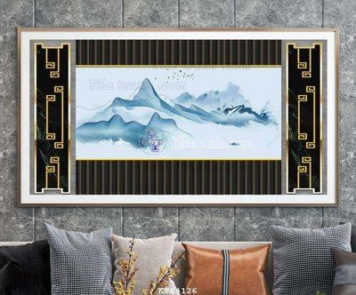 Download file File tranh hiện đại pha lê gương KF64126 (chất lượng in ấn)