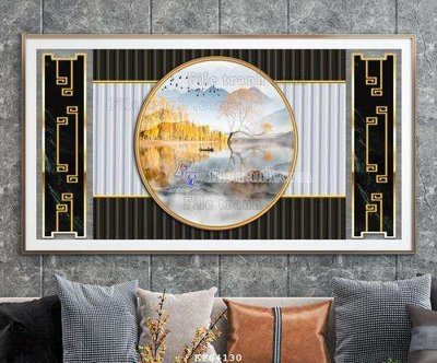 File in mica File tranh hiện đại pha lê gương KF64130 (bản gốc) siêu trong