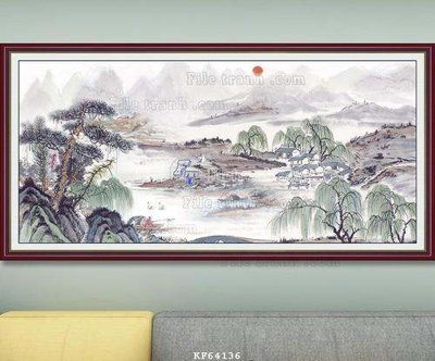 File gốc File tranh hiện đại pha lê gương KF64136 (AI/EPS) cho in ấn