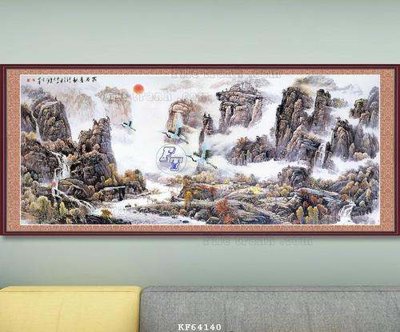 File ảnh File tranh hiện đại pha lê gương KF64140 (gốc) in poster