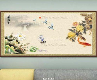 File tranh File tranh hiện đại pha lê gương KF64142 (ảnh gốc) cho in ấn kỹ thuật số