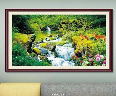 File gốc File tranh hiện đại pha lê gương KF64164 (cho in UV) siêu nét