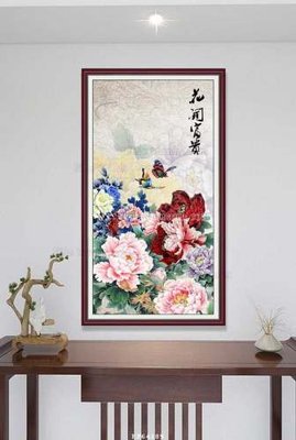 File gốc File tranh hiện đại pha lê gương KF64189 (in lụa) họa tiết 3D