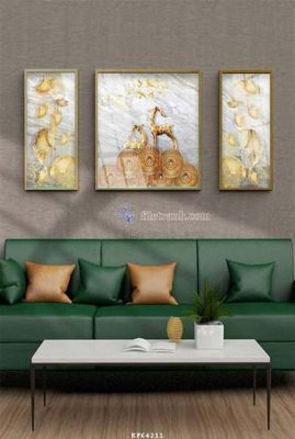 Tải về hình ảnh gốc File tranh hiện đại pha lê gương KF64211 sắc nét