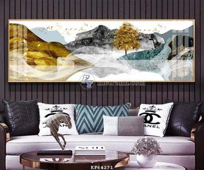 File ảnh File tranh hiện đại pha lê gương KF64271 (gốc) in standee
