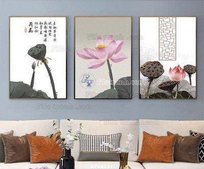 Tải file File tranh hiện đại pha lê gương KF64297 (gốc) làm tranh trang trí